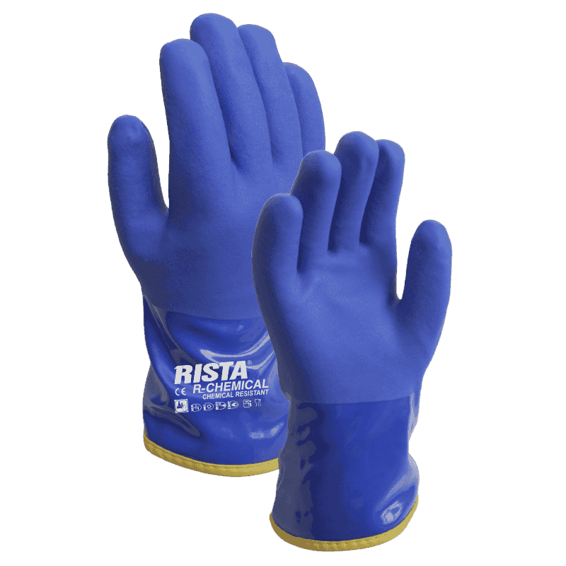 RCW-01-W761 PVC Coated Glove  with Acrylic Liner for Low Temperature Protection