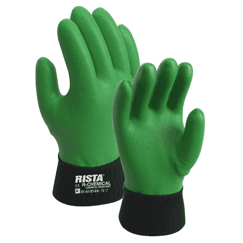 RGW-01-W511 PVC Coated Glove with Sponge/cotton Liner for Low Temperature Protection,Knit wrist Cuff