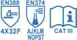 RCC-02-C389H 15G Seamless Aramid/Steel liner with ANSI cut level A6, PVC/NBR triple coating,Chemical Handling Gloves